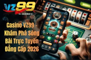 Casino VZ99 – Khám Phá Sòng Bài Trực Tuyến Đẳng Cấp 2026